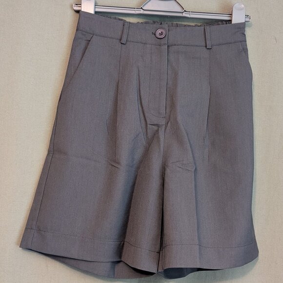 Hotouch Womens Shorts Summer Bermuda Shorts Casual Elastic High Waisted Wide Leg - Picture 4 of 11